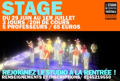 RENTRÉE 2026/2027: STAGE D'ADMISSION DU 29 JUIN AU 1ER JUILLET