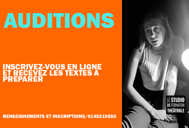 RENTRÉE 2026/2027 :Inscriptions aux auditions d'entrée