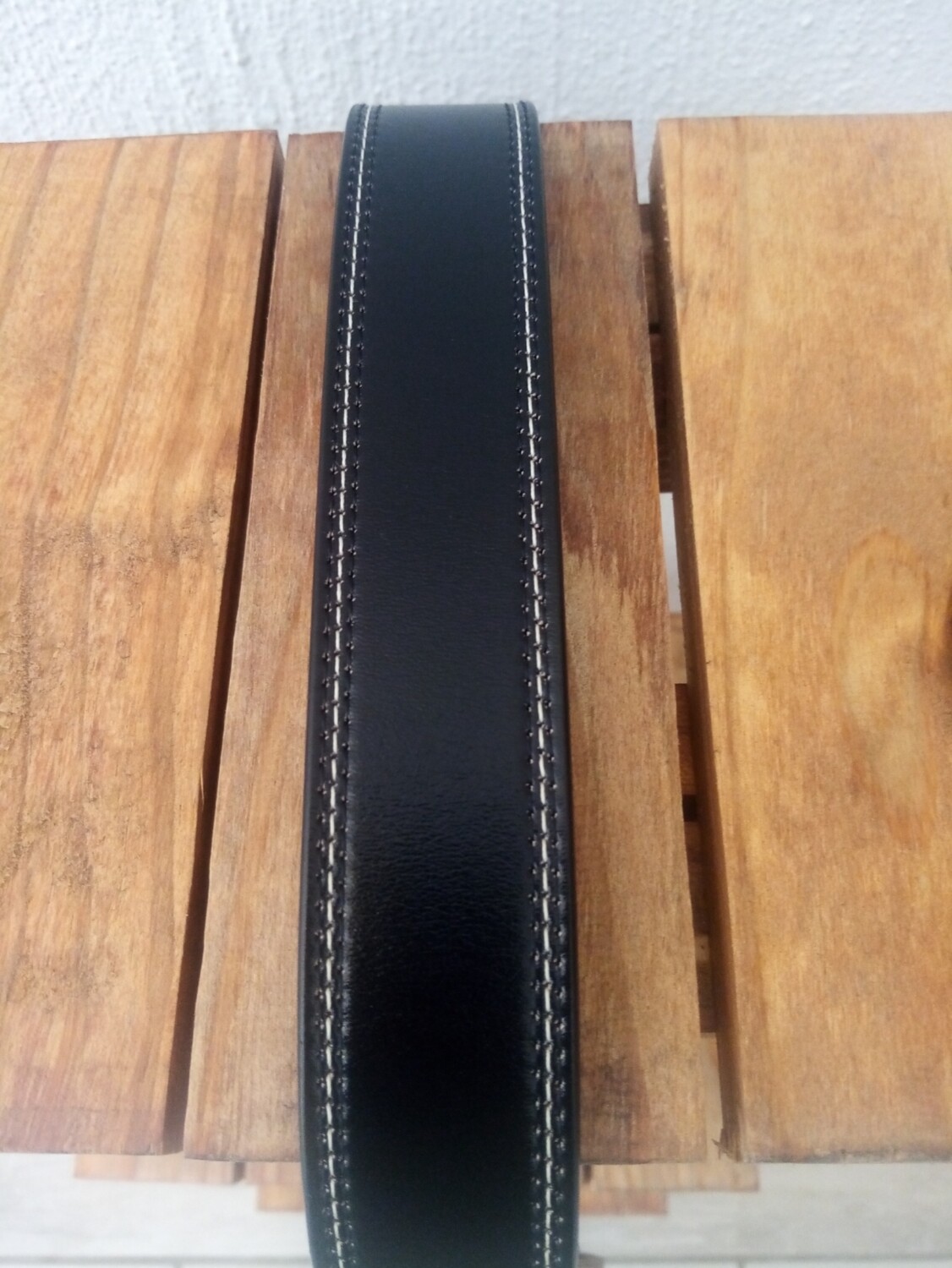 Genuine Leather Stiched Belt