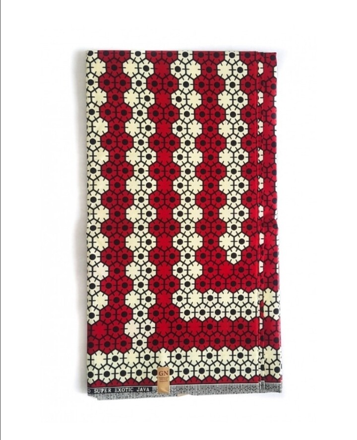 African Ankara Fabric "Honeycomb"