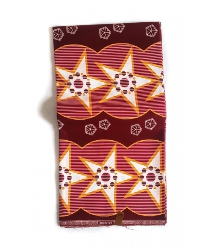 African Ankara Fabric &quot;Stars&quot;