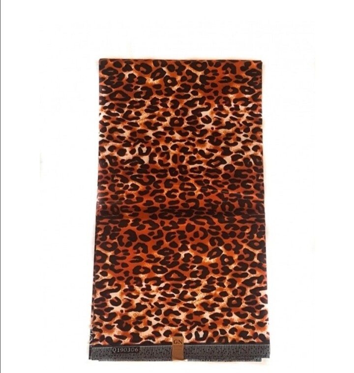 African Ankara Fabric "Leopard"