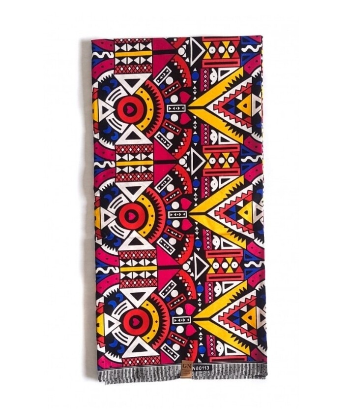 African Ankara Fabric "Tribal"