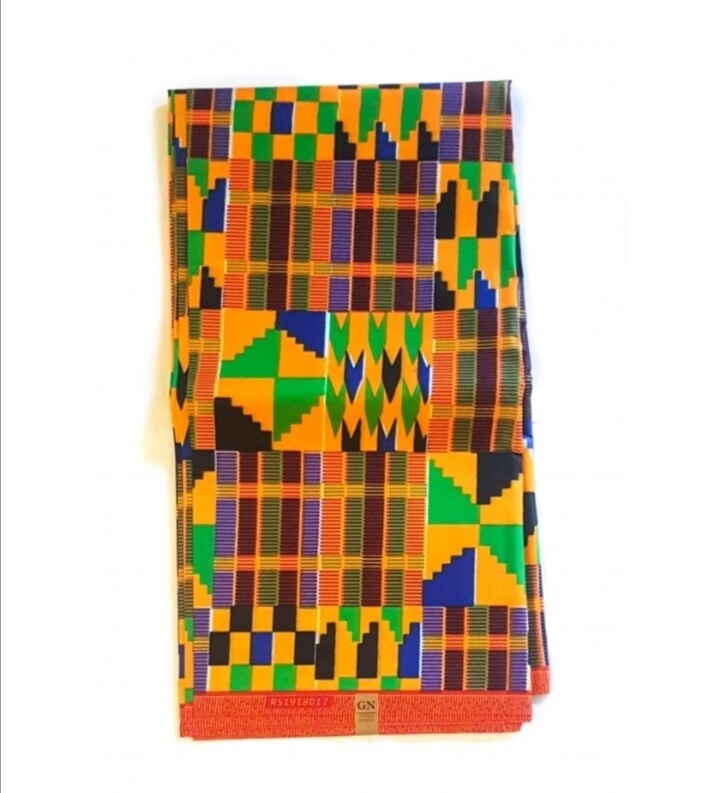 African Ankara Fabric "Kente Royale"