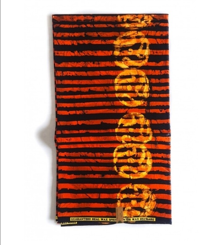 African Ankara Fabric "Fire Bolts"