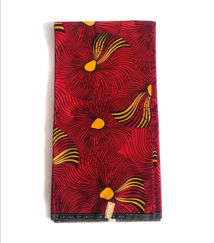 African Ankara Fabric "Tassels"