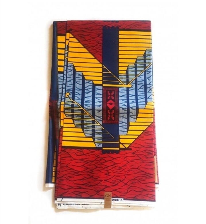 African Ankara Fabric "Shields"