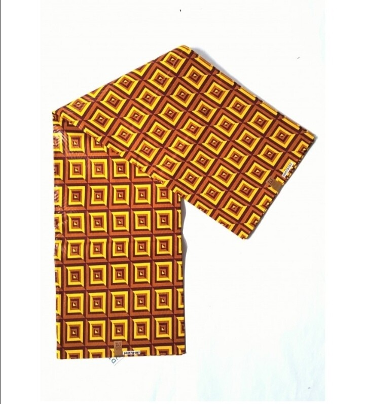 African Ankara Fabric "Squares"