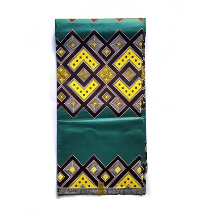 African Ankara Fabric "Emerald"