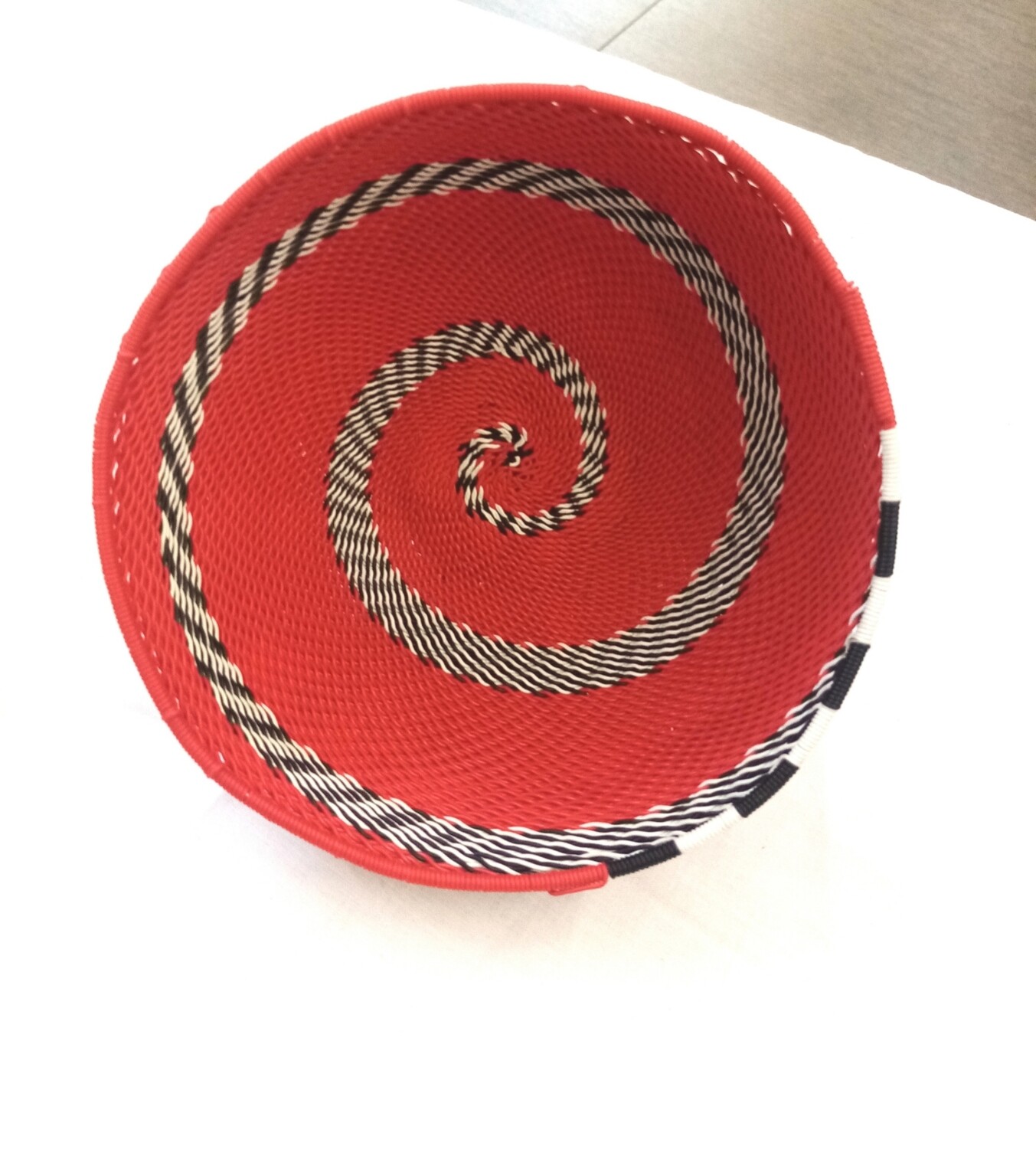 Telephone Wire Baskets Medium - Red 