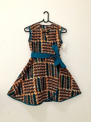 Wrap Around Dress Age 7 - 8