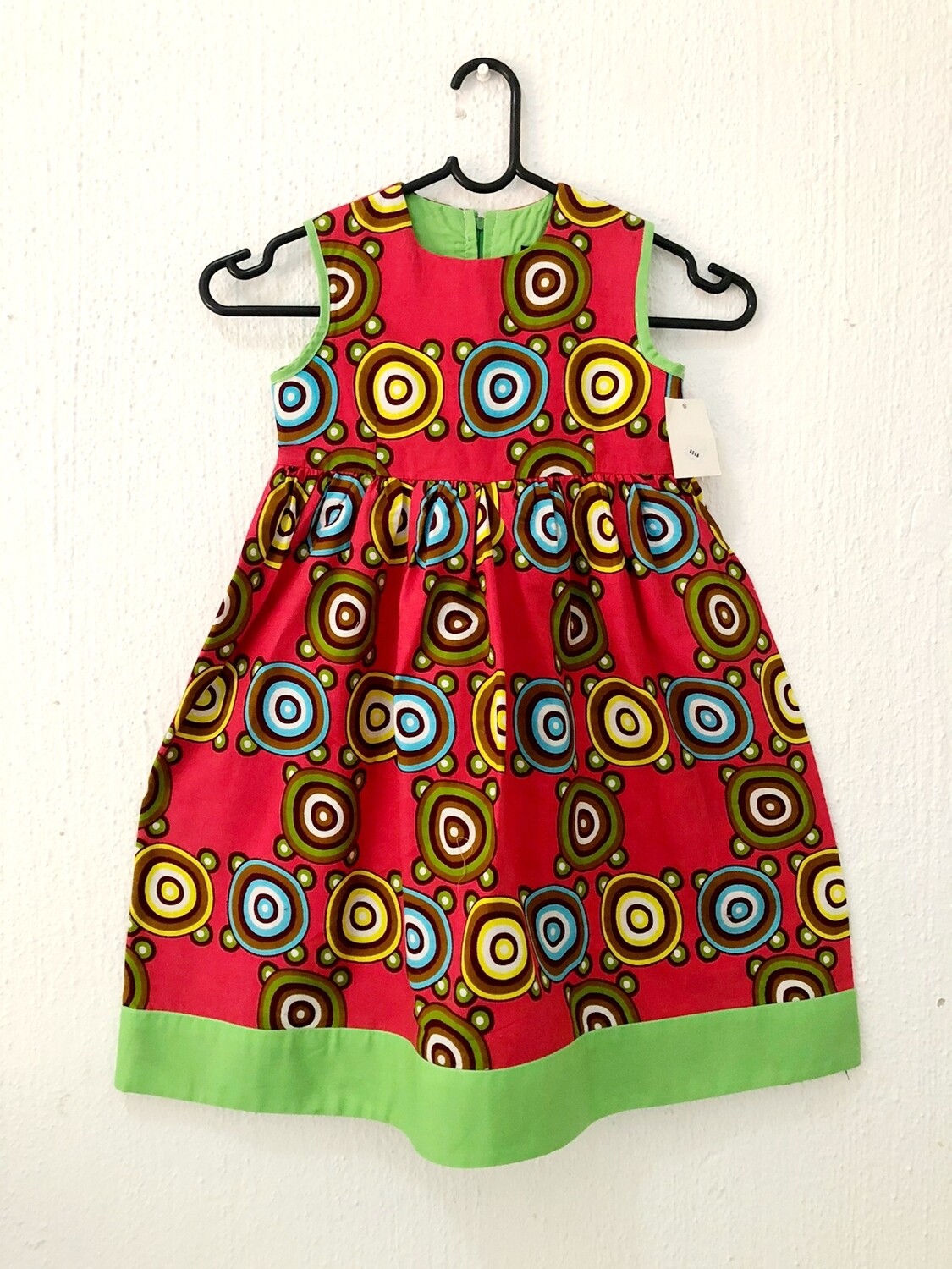 African Fabric Dress Age 4 - 5