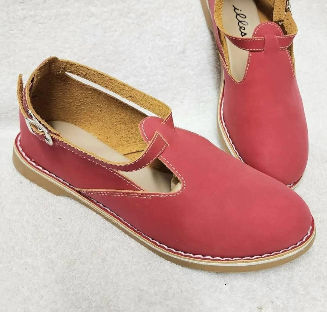Red: Mary Janes 