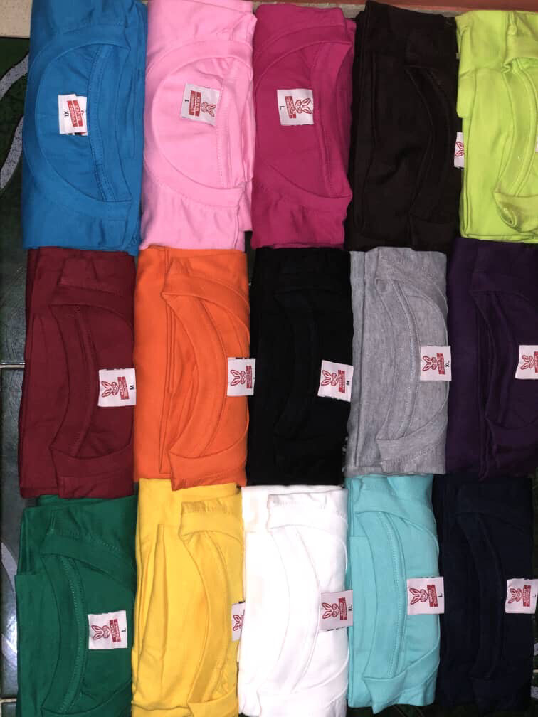 Round Neck Plain T Shirt