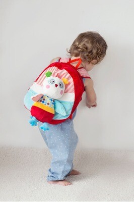 Mochila Con Peluche Búho