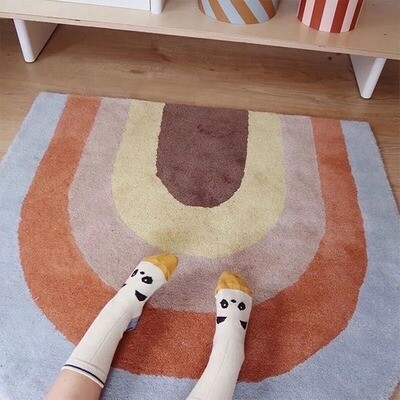 Alfombra Brown Rainbow