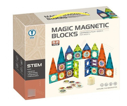 Bloques Magnéticos 52 piezas