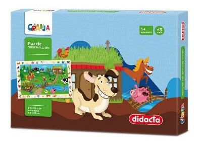 Puzzle De Observación - 50 Piezas - La Granja