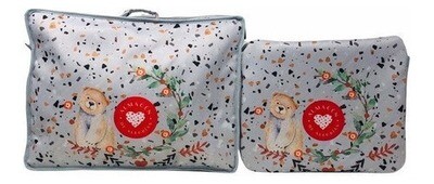 Set Baby Travel Terrazo Bears