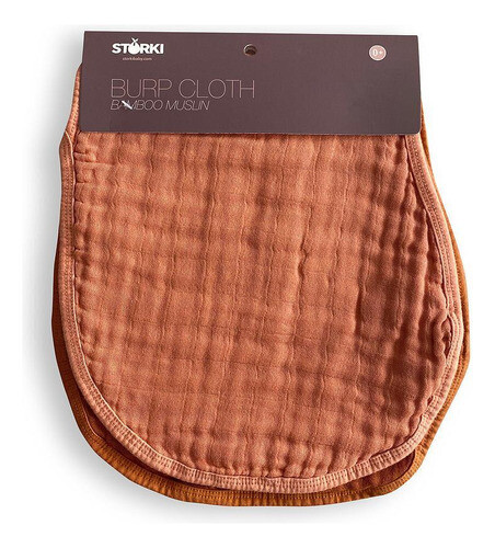 Pack X2 Provecheros Muselina Algodón Apricot + Clay