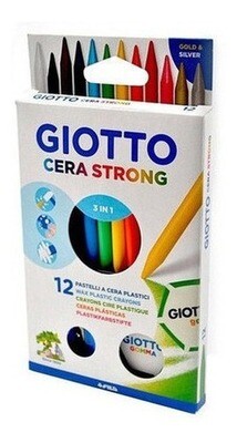 Crayón Cera strong Giotto X12