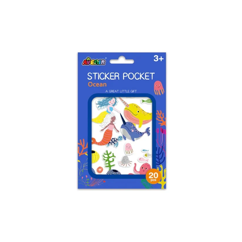 Sticker Pocket Océano