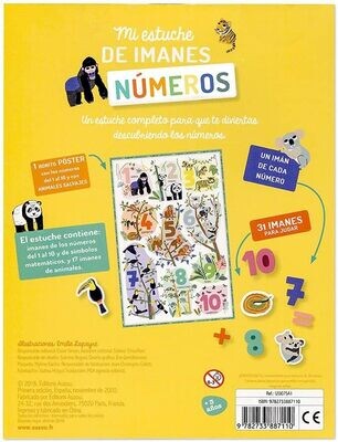 Caja Imanes con Poster Números
