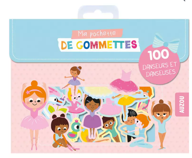 Pack 100 stickers Bailarinas