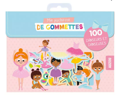 Pack 100 stickers Bailarinas