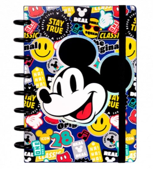 Cuaderno Mooving Mickey Mouse Loops con discos A5