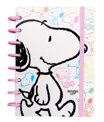 Cuaderno Mooving Snoopy Loops con discos A5