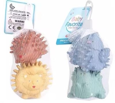 Set 2 muñecos sensoriales texturizados Montessori