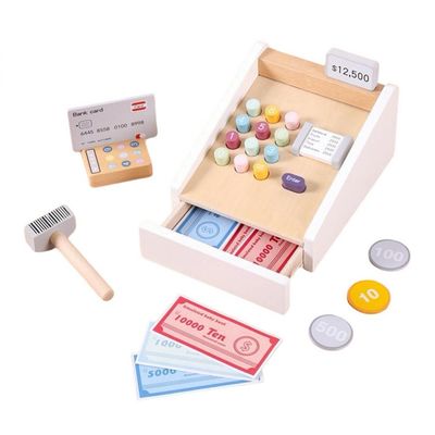 Caja registradora en madera