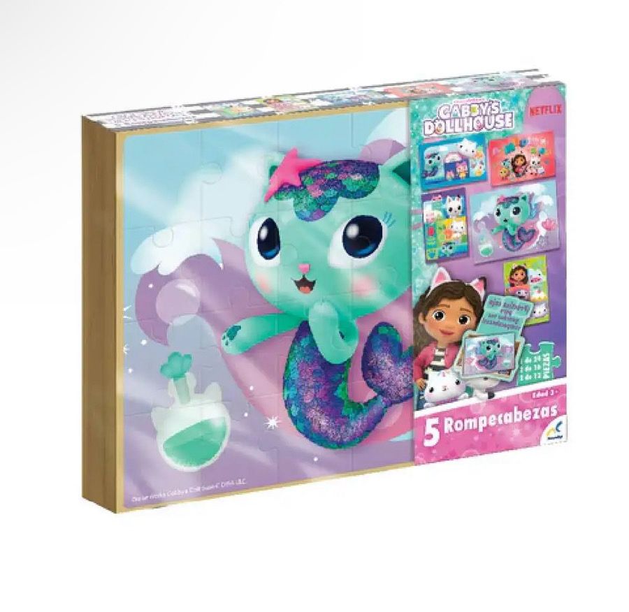Puzzle 5 En 1 Gabby&#39;s Dollhouse