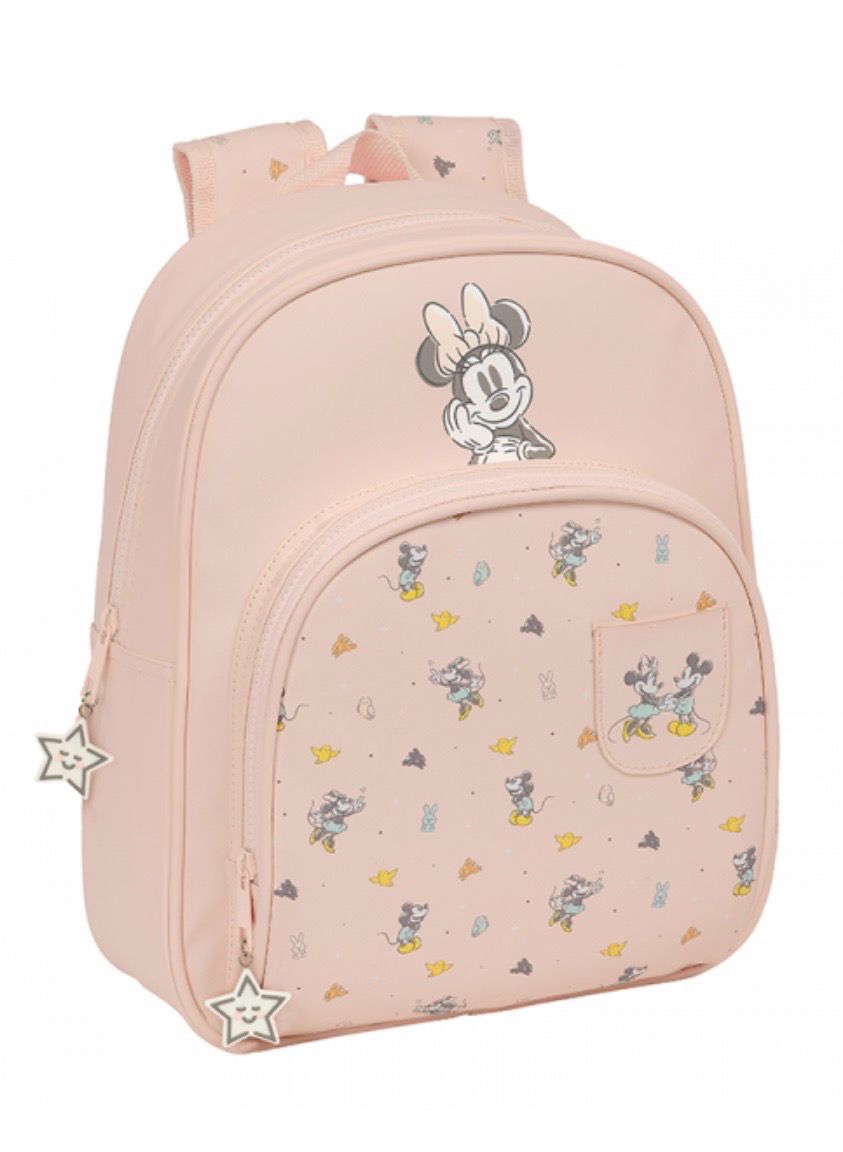Mochila Safta Minnie Mouse baby de espalda 34 cm