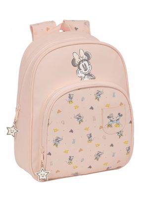 Mochila Safta Minnie Mouse baby de espalda 34 cm