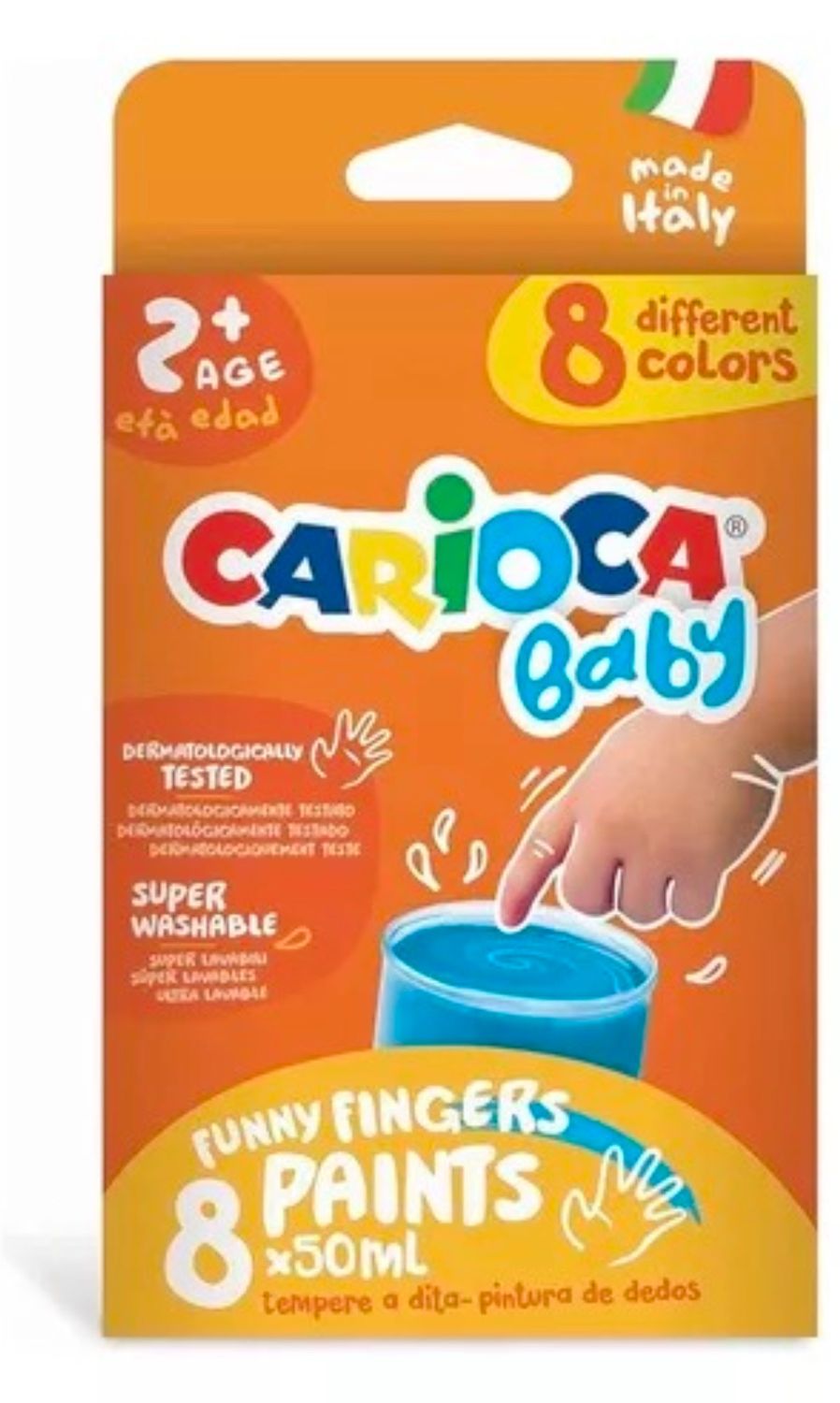 Pintura digital Carioca Baby Finger Caja x 8 colores