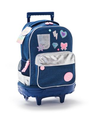 Mochila 18″ Fun World carro desmontable Chic - Azul