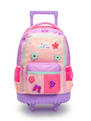 Mochila Fun World carro 18″ patch DIY