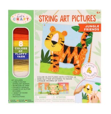 Kit de arte en hilo Jungla