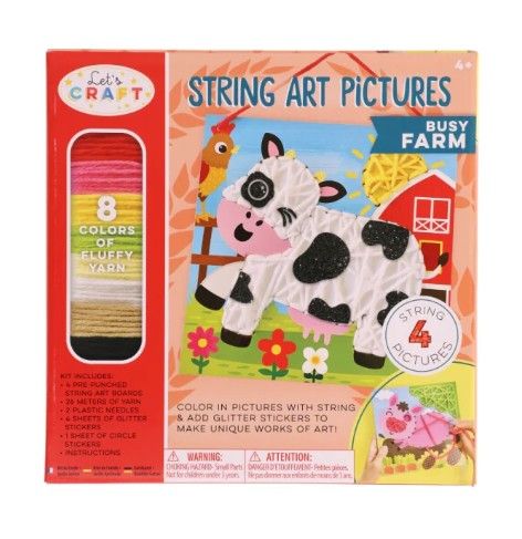 Kit de arte en hilo Granja