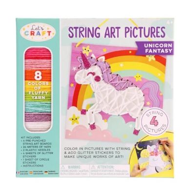 Kit de arte en hilo Unicornios
