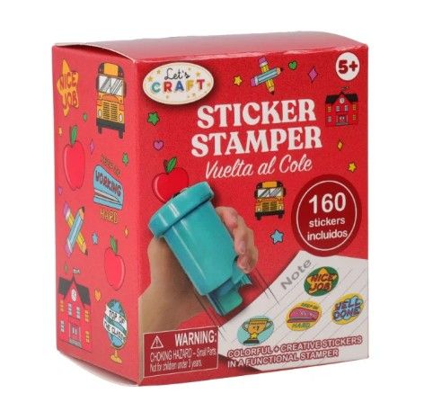 Sello de stickers Vuelta a clases