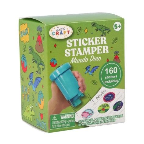 Sello de stickers Dino