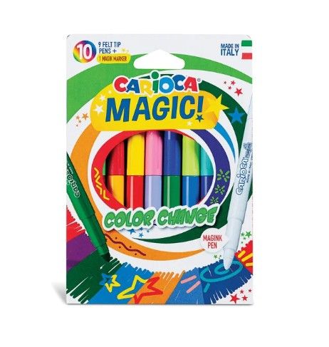 Marcadores Carioca Color Change Estuche x 10 colores