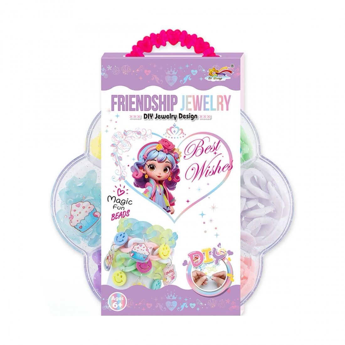 Kit pulseras de la amistad Flores