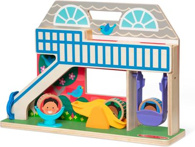 Didáctico madera con ruedas de actividades en el jardin - Melissa &amp; Doug