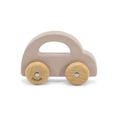 Autito de madera beige