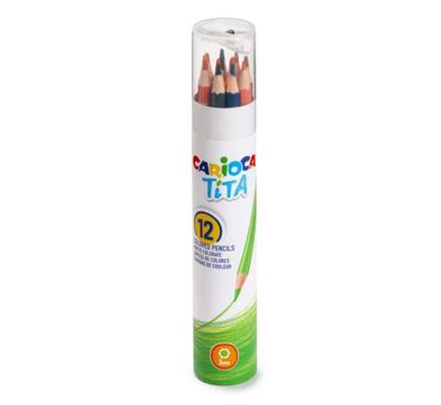 Lápices de colores Carioca Tita Tubo x 12 colores