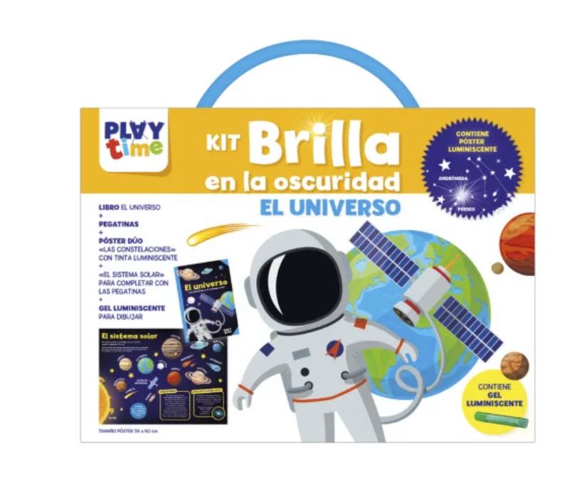 Kit brilla en la oscuridad universo Imagiland